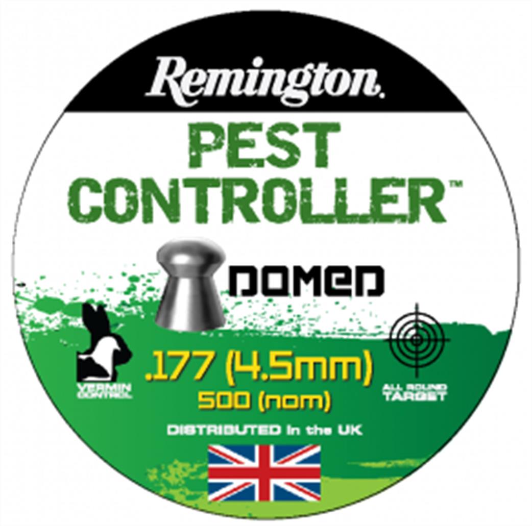 Remington REMUKPESD177 Pest Controller Domed .177 Air Gun Pellets Carton of 500