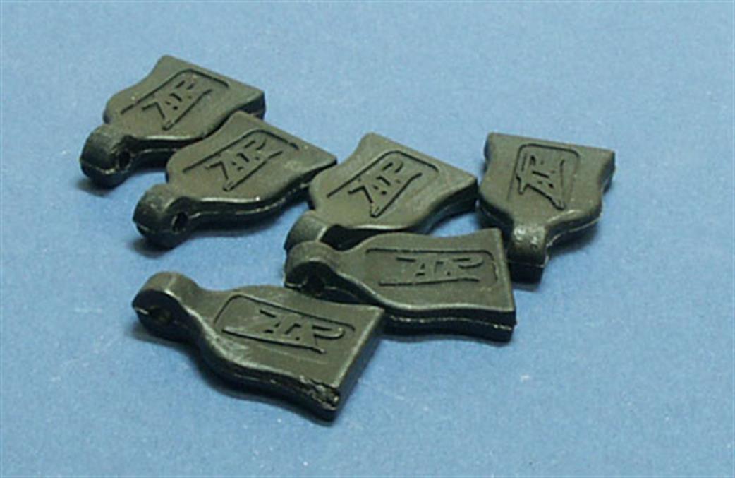 Ansmann  201000151 Body Pin Grips Black (pk6)