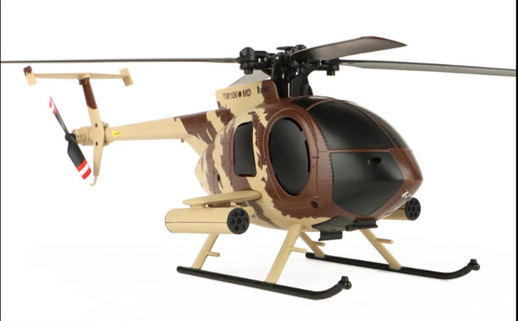 Tactical Operations  TWST1003M Twister MD500 Flybarless RTF Radio Controlled Helicopter
