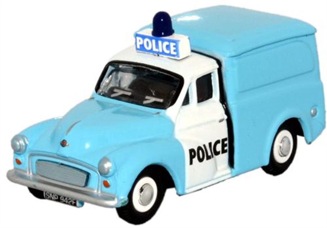 Oxford Diecast 1/76 76P008 Morris Minor Van Police Panda