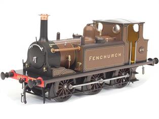 A detailed model of the now preserved LB&amp;SCR number 72 Fenchurch finished in the Marsh umber livery. Fenchurch was the first A1 class locomotive to enter service in 1872 and was among the last Terriers in British Railways service, despite having been sold as surplus in 1898! Although rebuilt to A1X specification in industrial service a number of original features had been retained and the Bluebell Railway have rebuilt Fenchurch to resemble her original appearance.