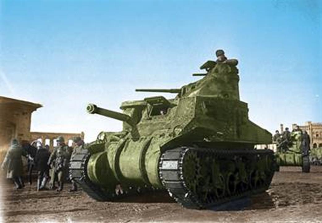 Zvezda 6264 US M-3 Lee Tank for Art of Tactics 1/100