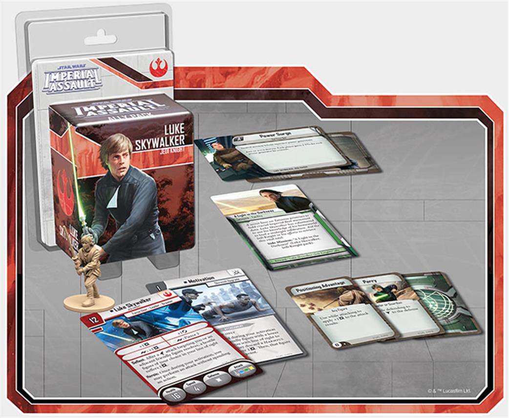 Fantasy Flight Games  SWI33 Luke Skywalker, Jedi Knight Ally Pack for Star Wars Imperial Assault
