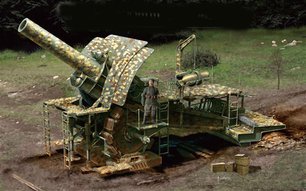 Takom 1/35 02035 German Krupp 420mm Big Bertha Seige Howitzer Kit