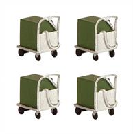 Scenecraft 44-567 00 Gauge Coolant Trolleys (x4)Coolant Trolleys (x4) 14mm x 10mm x 16mm
