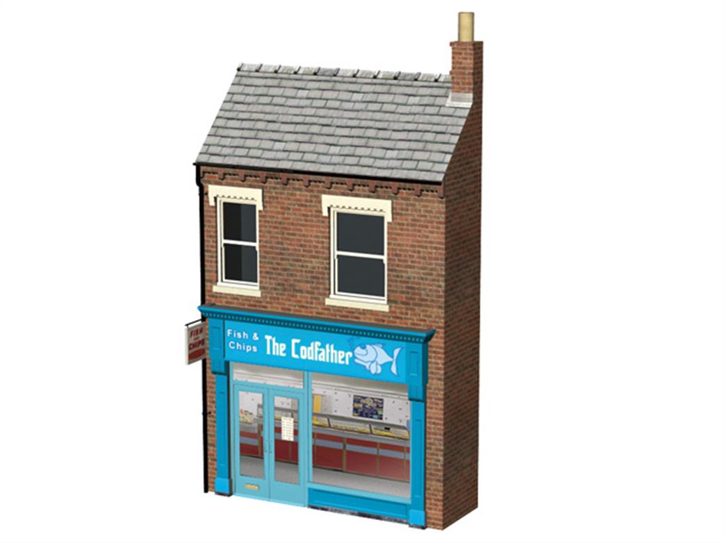 Bachmann OO 44-266 Low Relief Fish & Chip Shop 'The Cod Father'