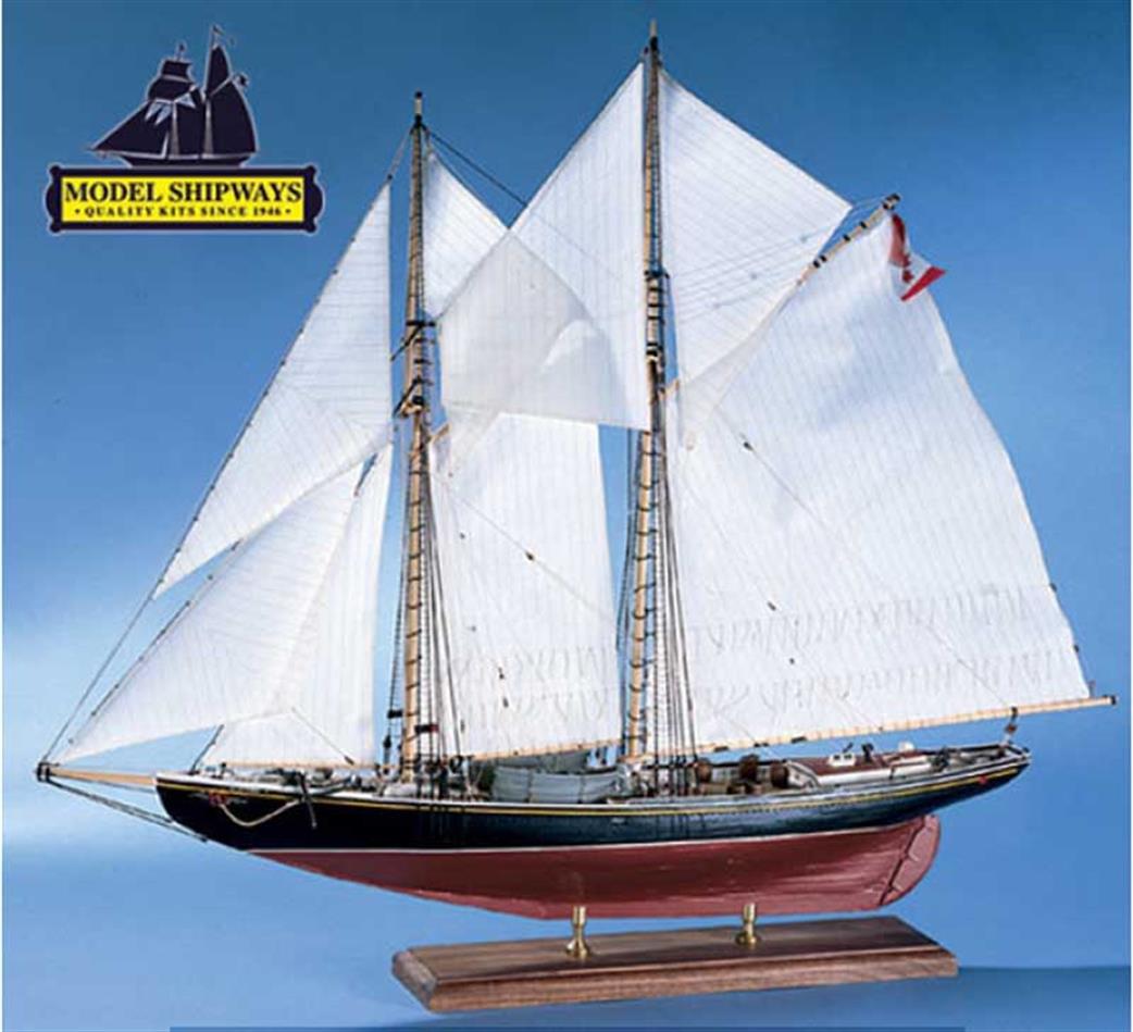 Model Shipways 1/64 MS2130 Bluenose Canadian Fishing / Racing Schooner Plank on Bulkhead Kit