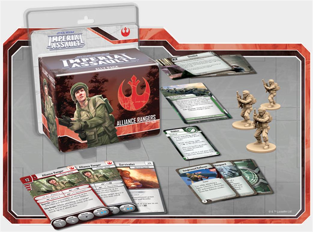 Fantasy Flight Games  SWI34 Alliance Rangers Ally Pack for Star Wars Imperial Assault