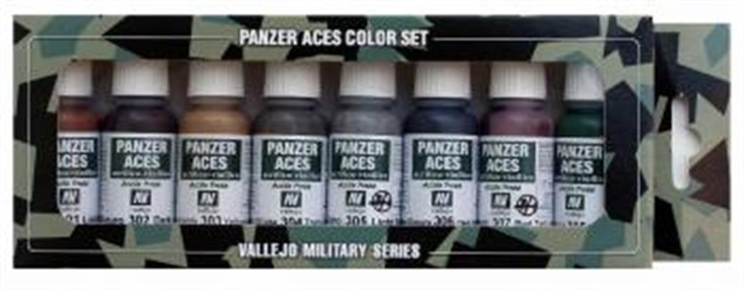 Vallejo  70128 Panzer Aces Colour Set Number 5