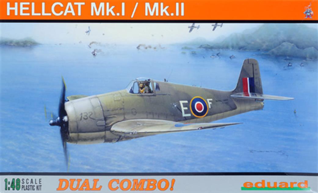 Eduard 8223 Hellcat Mk1/Mk.11 Royal Navy Fighter WW2 Combo Twin Pack 1/48