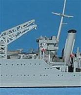 A 1/1250 scale model of HMS Albatross a seaplane tender in 1938 by Navis Neptun 1127.This is an excellent model of a a very unusual ship that began life in the Royal Australian Navy in 1926.