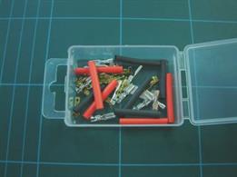 Pack containing 10 Male &amp; 10 Female Micro Spade Connectors with the appropriate heatshrink.The female spade will fit Hornby &amp; Peco point motors.