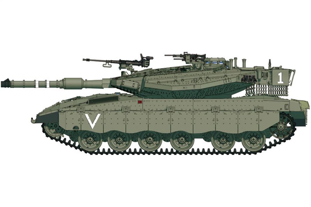 Hobbyboss 1/72 82917 IDF Merkava MKIIID LIC Tank Kit