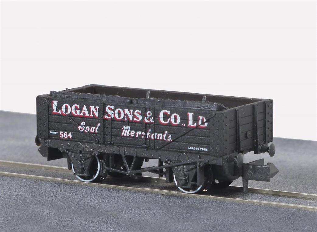 Peco N NR-P480 Logan & Sons. 5-Plank Open Wagon