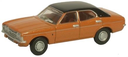 Oxford Diecast 1/76 Gold Ford Cortina MkIII GXL Life on Mars 76COR3001