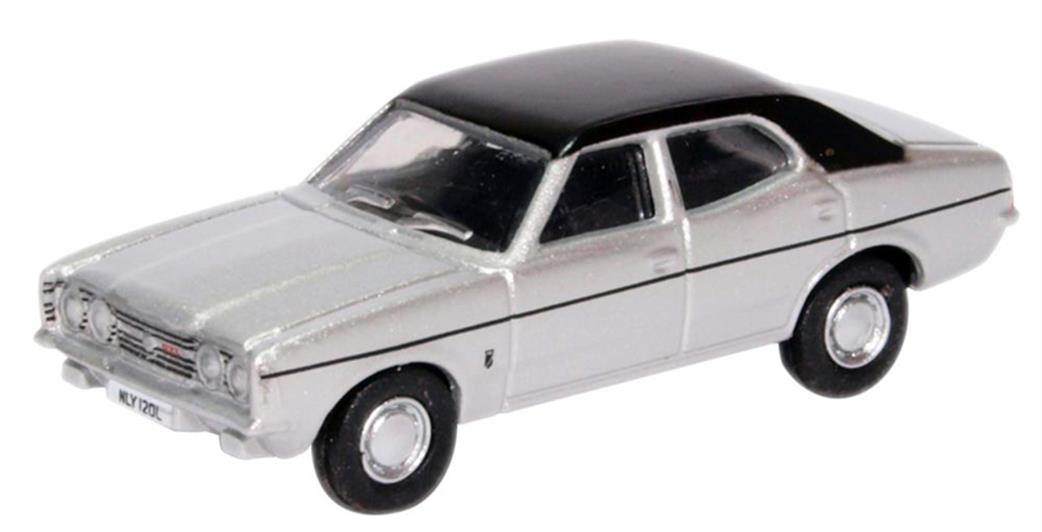 Oxford Diecast 1/76 76COR3008 Ford Cortina MkIII Strato Silver