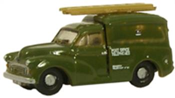 Oxford Diecast 1/148 Post Office Telephones Green Morris 1000 Van NMM007