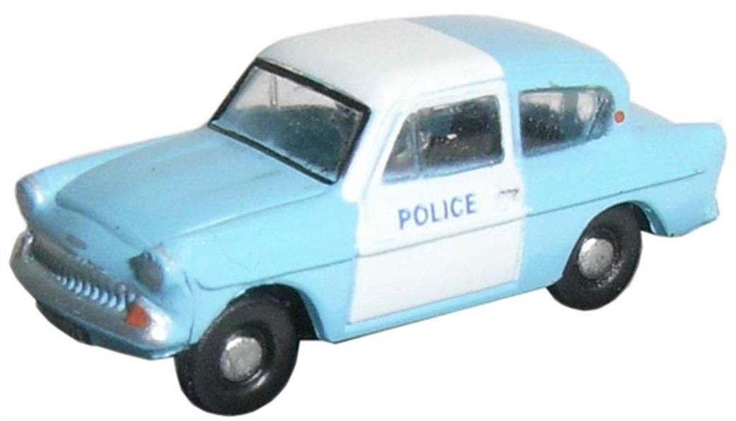 Oxford Diecast 1/148 N105003 Police Panda Ford Anglia