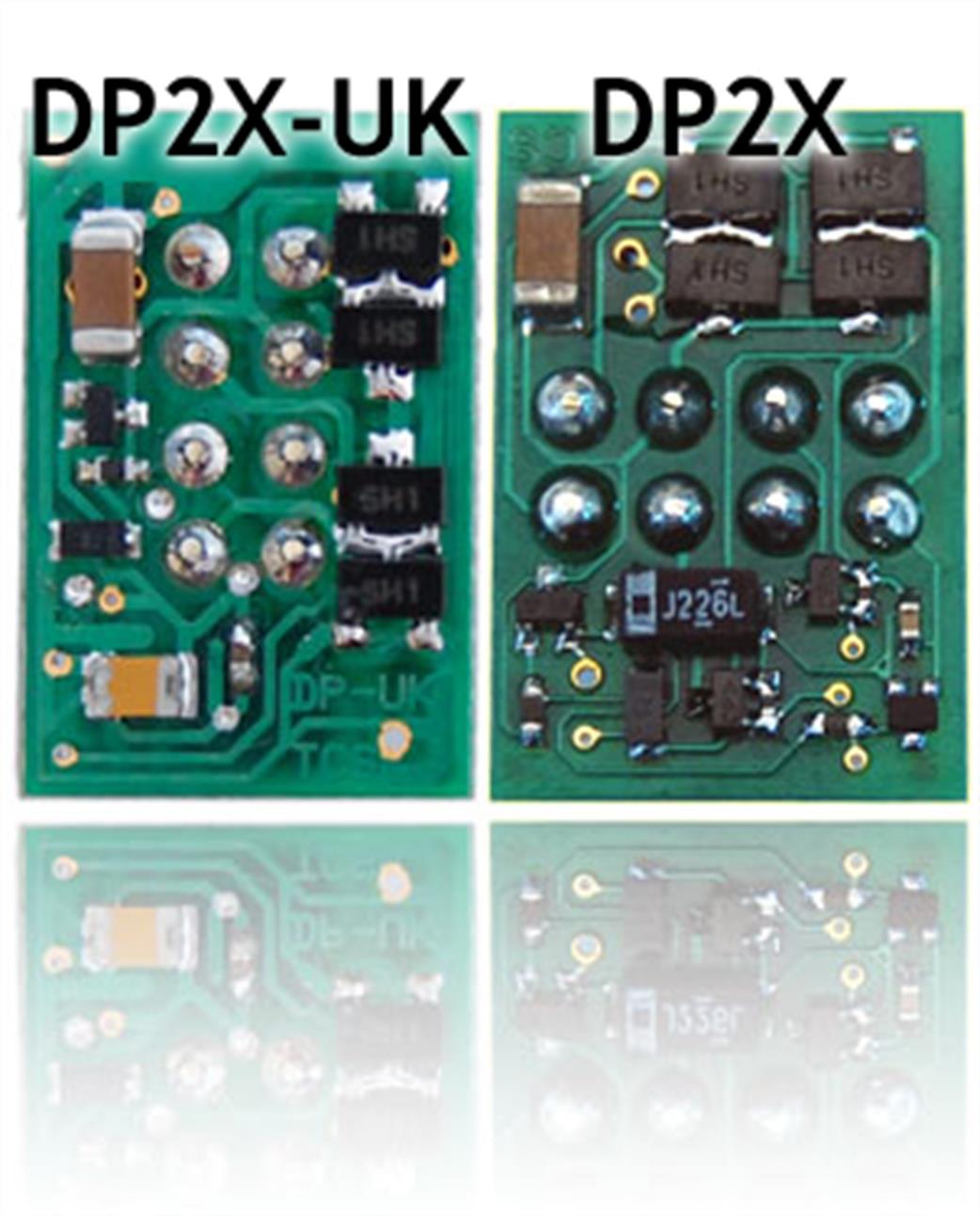 Train Control Systems  DP2X DP2X Plug-In Two Function Locomotive Decoder