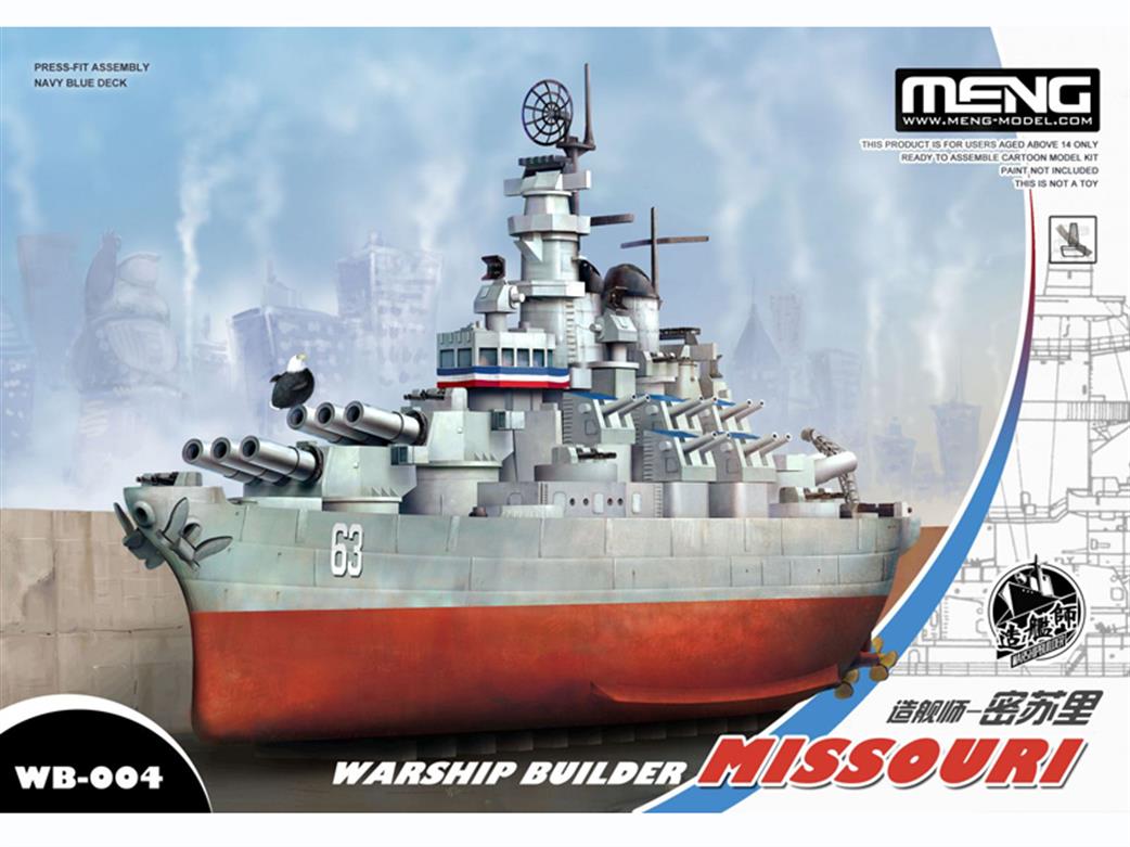 Meng  MNGWB-004 Warship Builder USS Missouri BB-63 Kit