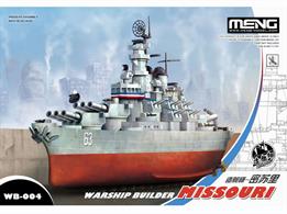 Meng MNGWB-004 Warship Builder USS Missouri BB-63 KitThe Missouri was the American ship on which the Japanese forces signed the surrender at the end of WW2.