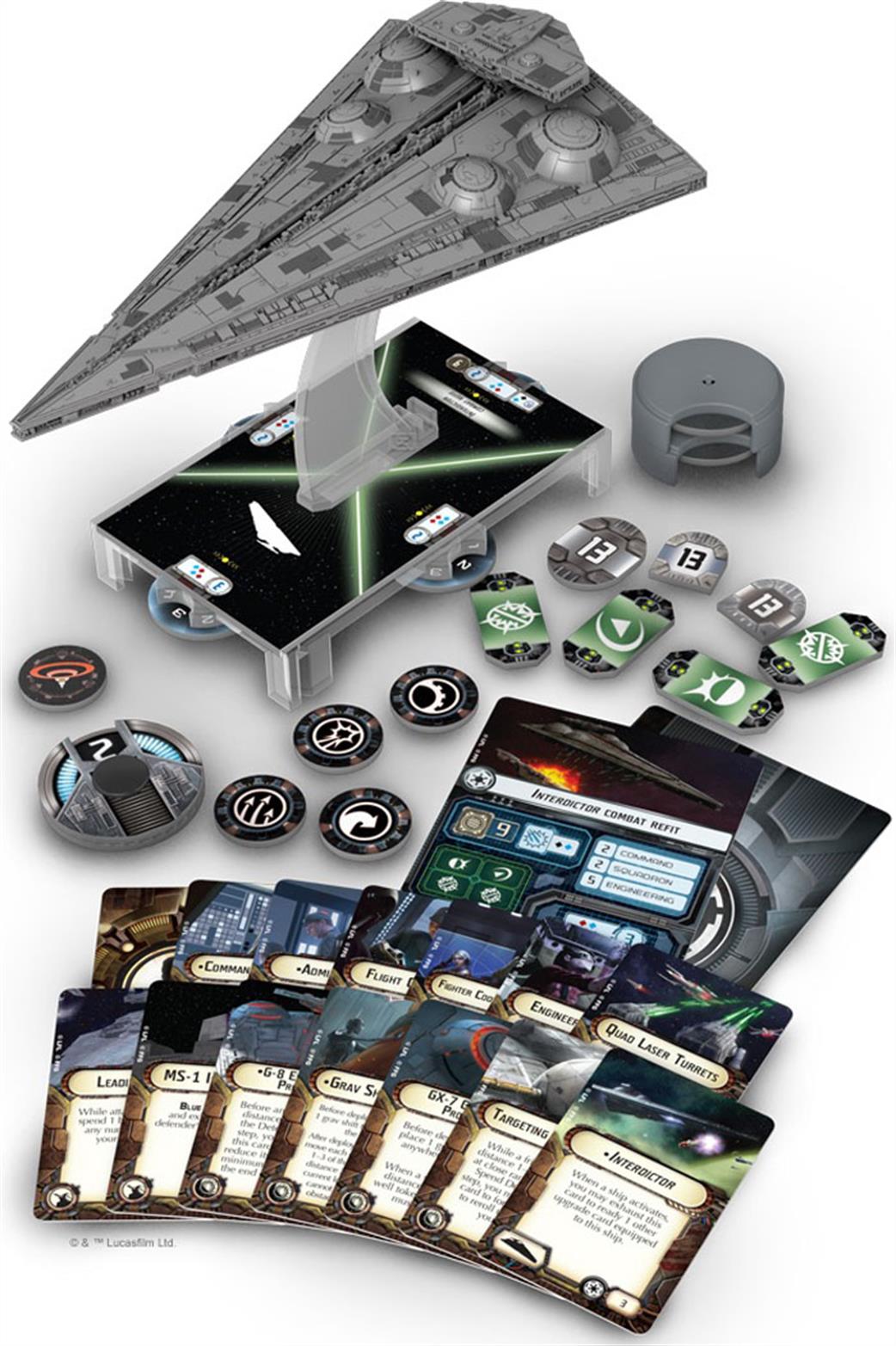 Fantasy Flight Games  SWM16 Interdictor Class Star Destroyer for Star Wars Armada Game
