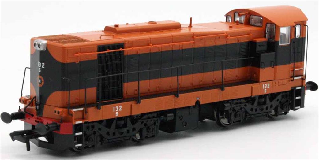Murphy Models MM0132 CIE 132 Class 121 EMD Diesel Locomotive SuperTrain Black & Orange Livery OO