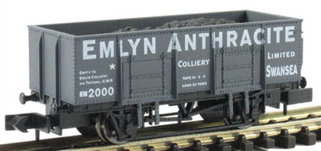 Dapol N NB104 Emlyn Anthracite 20-Ton Open Coal Wagon