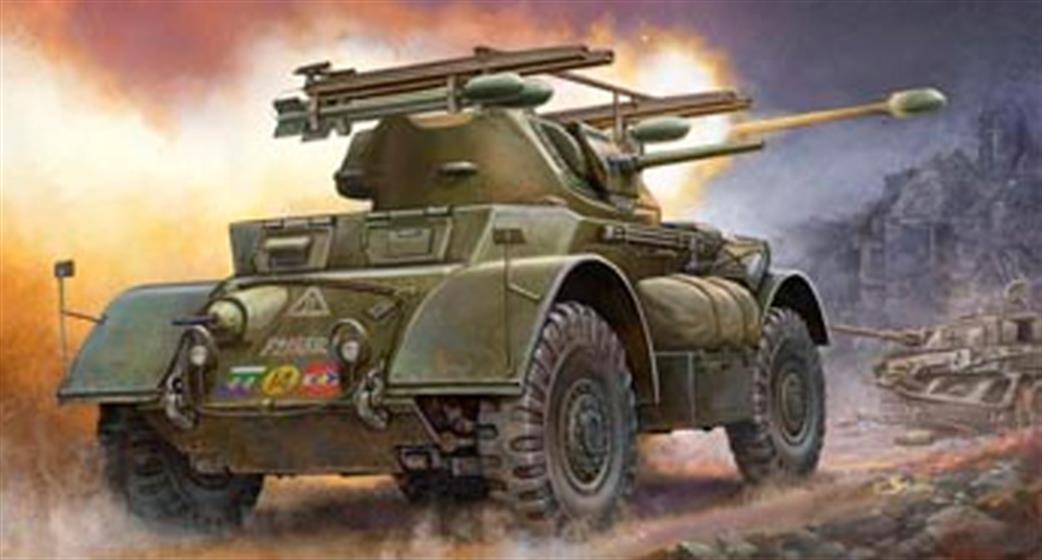 Bronco Models 1/35 CB-35017 Canadian WW2 T17E1 Mk1 Staghound Armoured Car With Rocket Launcher Kit