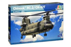 Italeri 2779 1/48th Chinook HC.2 / CH-47F Helicopter Kit