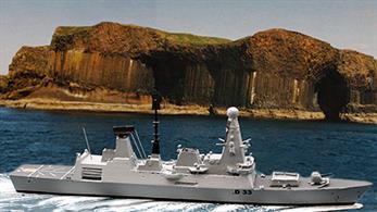 A 1/1250 scale metal model of the type 45 destroyer, D33 HMS Dauntless. Deployed to the South Atlantic station 30 years after the Falklands campaign, her presence upset the Argentine government.The model is fully assembled and painted and all 6 members of the Daring class are available from Antics.