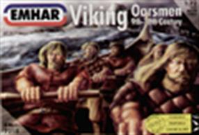 Emhar 1/72 Viking Oarsmen 9th -10th EM7218Glue and paints are required t