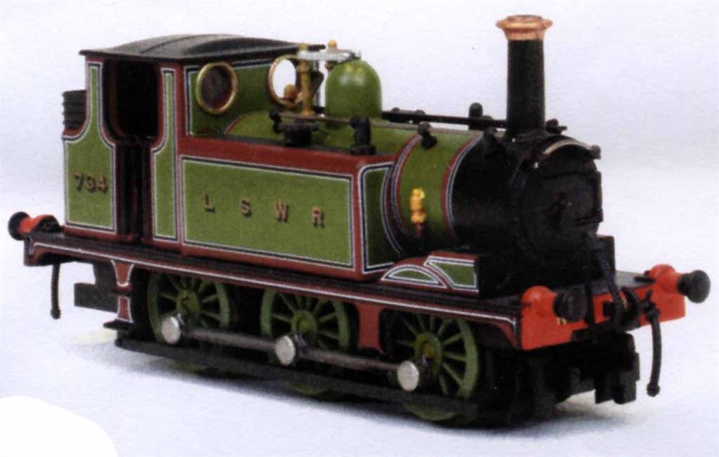 Dapol 2S-012-012 LSWR 734 A1 Class Terrier 0-6-0T LSWR Lined Green Livery N