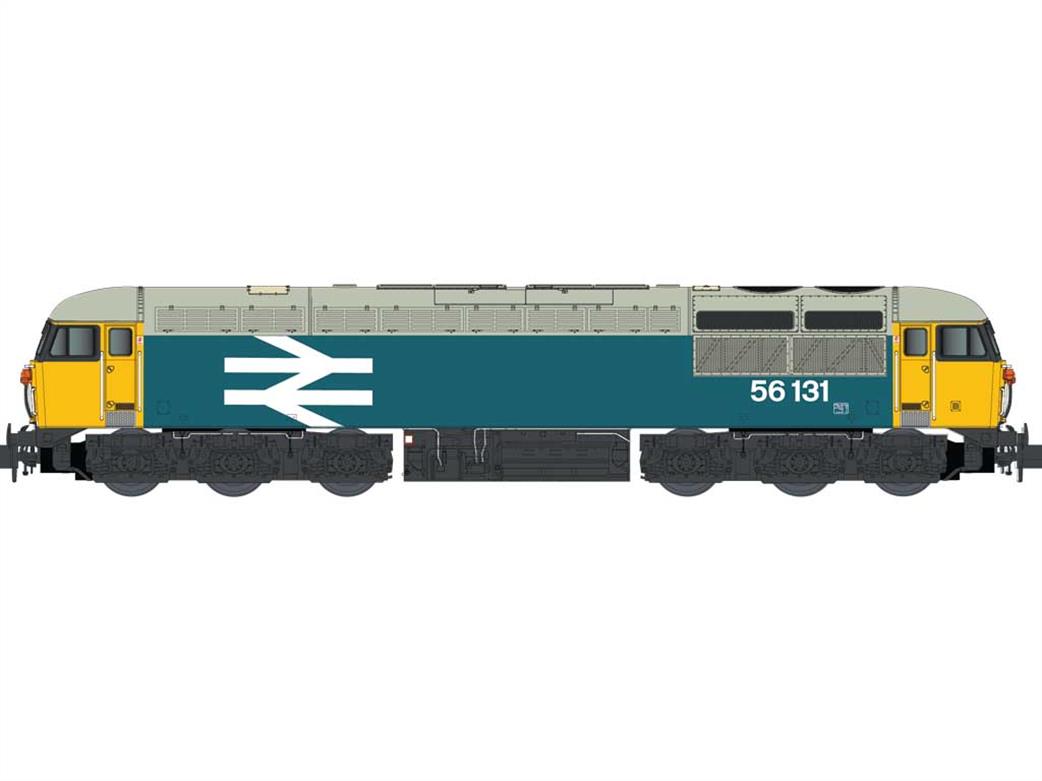 Dapol N 2D-004-011 BR 56131 Class 56 Co-Co Crewe Built Batch Large Logo Blue