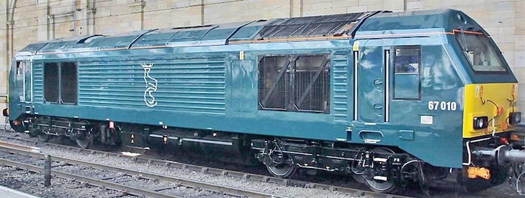 Dapol N 2D-010-005 Caledonian Sleeper 67010 Class 67 Locomotive Caledonian Blue