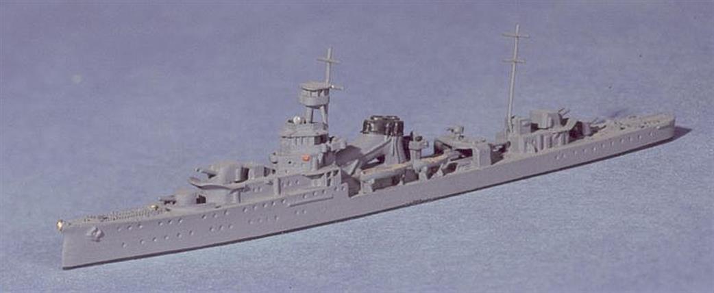 Navis Neptun 1/1250 1243 IJN Yubari, 1939, a Light Cruiser used to lead a Destroyer flotilla