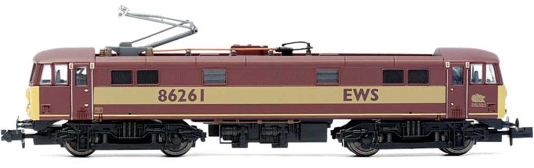 Dapol N 2D-026-007 EWS 86426 Pride of the Nation Class 86 Bo-Bo Electric Locomotive Maroon & Gold Livery