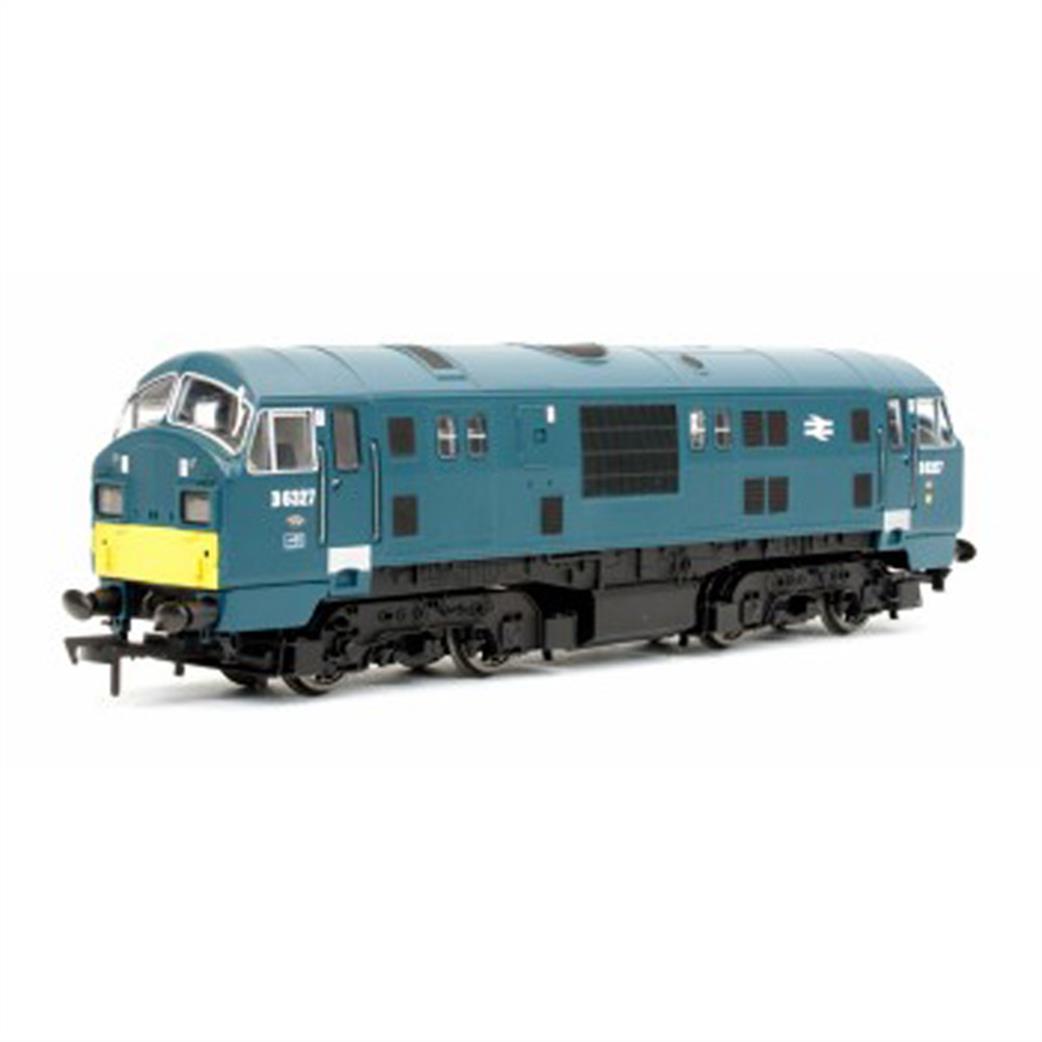 Dapol OO 4D-012-006 BR D6327 Class 22 North British Type 2 B-B Diesel Hydraulic Locomotive Split Headcode Boxes BR Blue Small Yellow Warning Panels