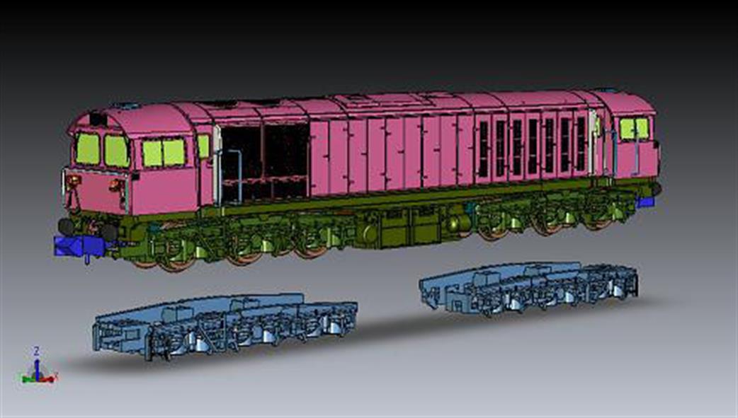 Dapol N 2D-058-001 BR 58003 Class 58 Co-Co Freight Locomotive Original Red Solebar Livery