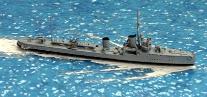 A succesful design for the Royal Navy. Some of these also served throughout WW2. Neptun do not make a WW2 version, so this is the nearest equivalent model.