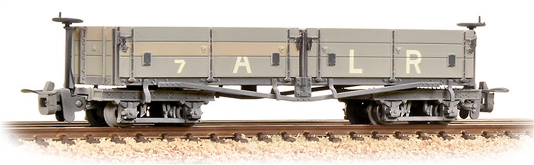 Bachmann OO9 393-052 Ashover Light Railway ex-WD Type D Bogie Open Wagon ALR Light Grey Weathered