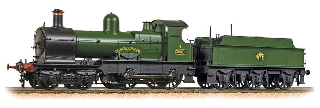 Bachmann OO 31-090DS GWR 3206 Earl of Plymouth Earl Dukedog Class 4-4-0 GWR Green DCC and Sound