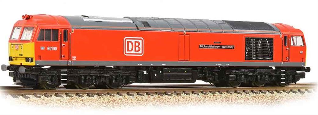 Graham Farish N 371-359 DB Cargo 60100 Midland Railway Butterley Class 60 Diesel DB Red