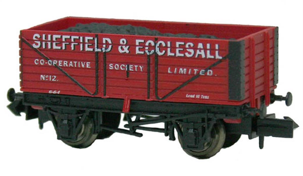 Dapol N ANTN09 Sheffield & Ecclesall Co-Operative Society 7-Plank Open Wagon Antics Special Edition