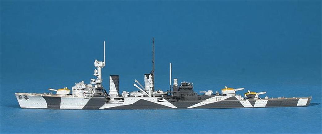 Navis Neptun T1042S KMS Koln, the German light cruiser in camouflage 1/1250