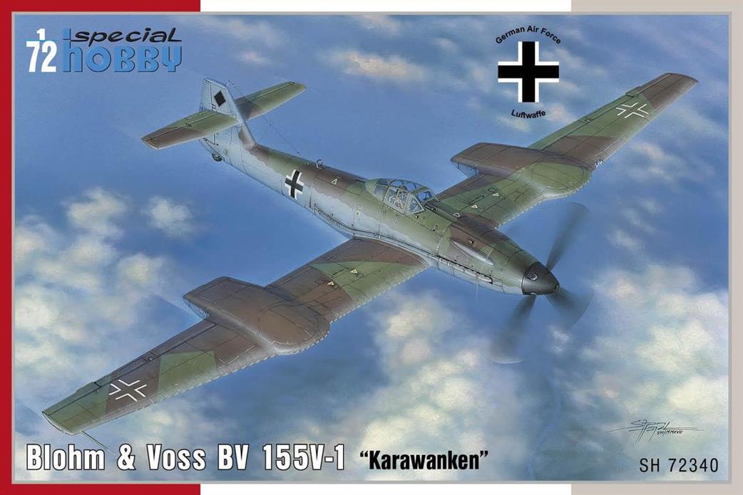 Special Hobby 72340 BV 155V-1 Karawanken German WW2 Plastic Kit 1/72