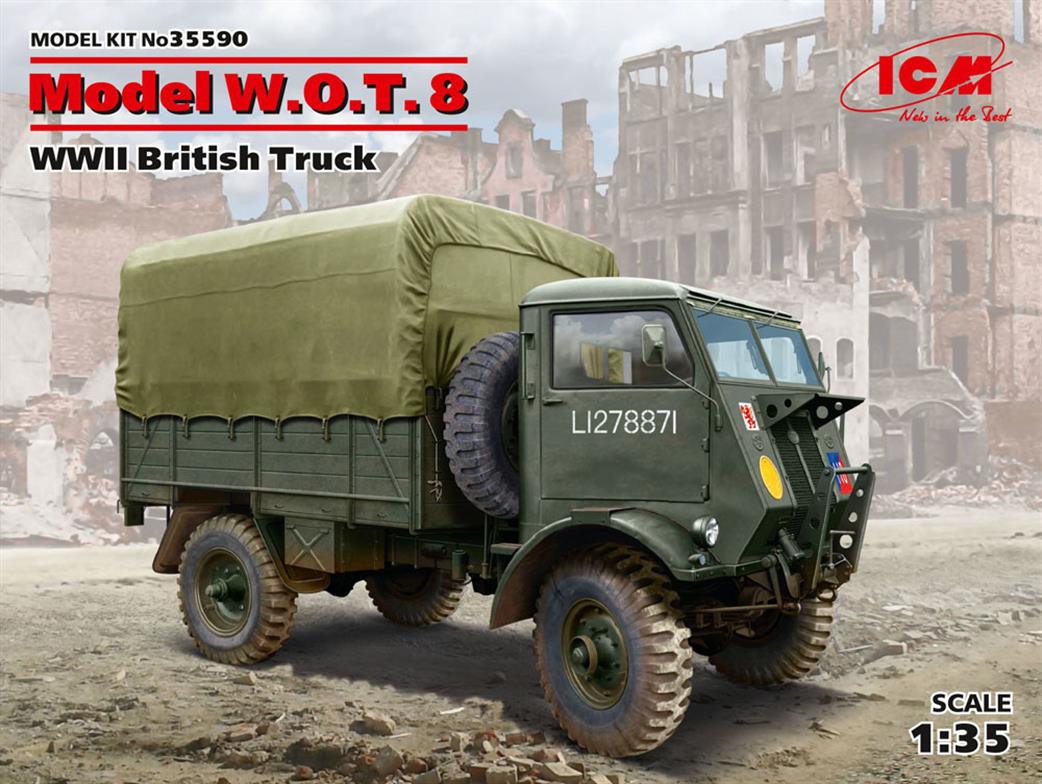 ICM 1/35 35590 Model WOT8 WW2 British Truck Kit