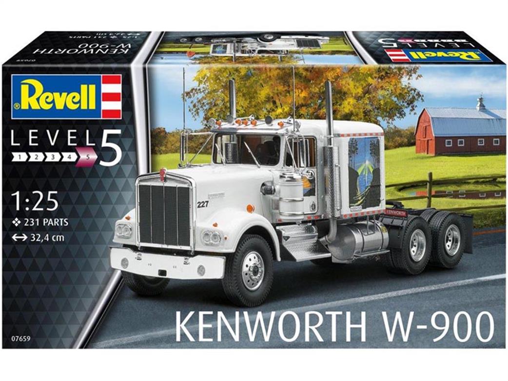 Revell 1/25 07659 Kenworth W900 Truck Kit