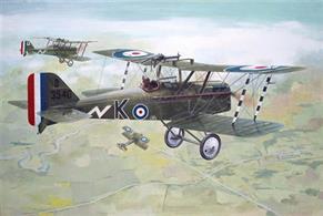 Roden Se5A With Hispano Suiza Engine WW1 Fighter Kit