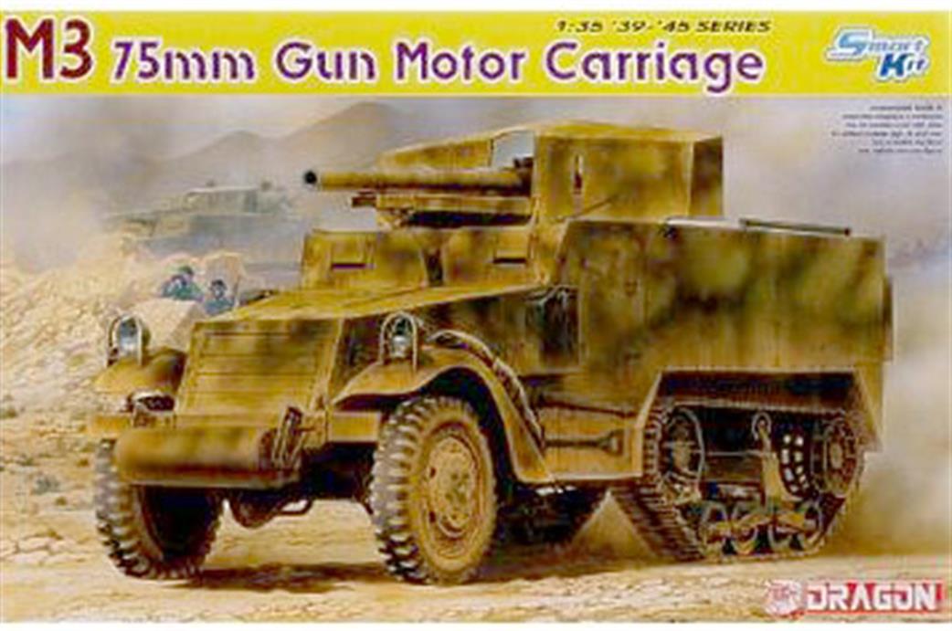 Dragon Models 1/35 6467 American M3 75mm Gun Motor Carriage Kit